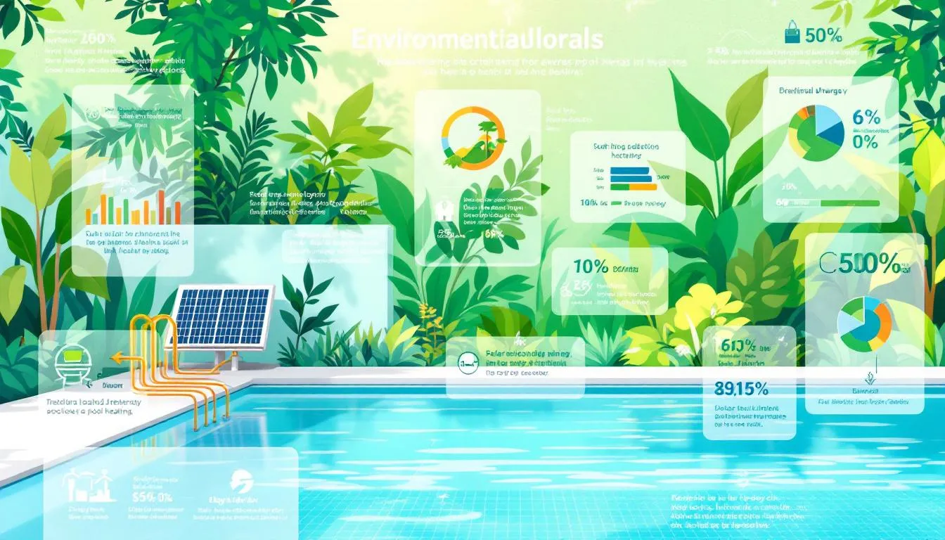 Comparison of environmental impact between solar, electric, and gas pool heaters
