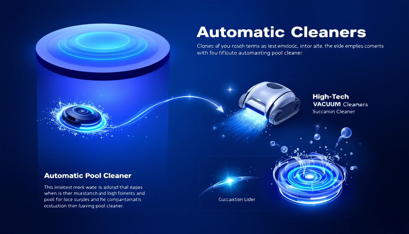 Side-by-side comparison of robotic, suction, and pressure pool cleaners