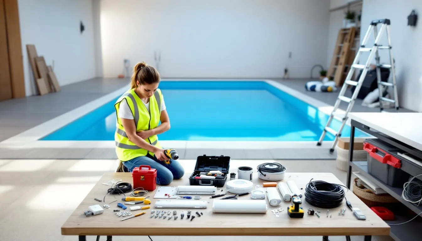 Installing an LED light fixture into a fiberglass pool wall niche