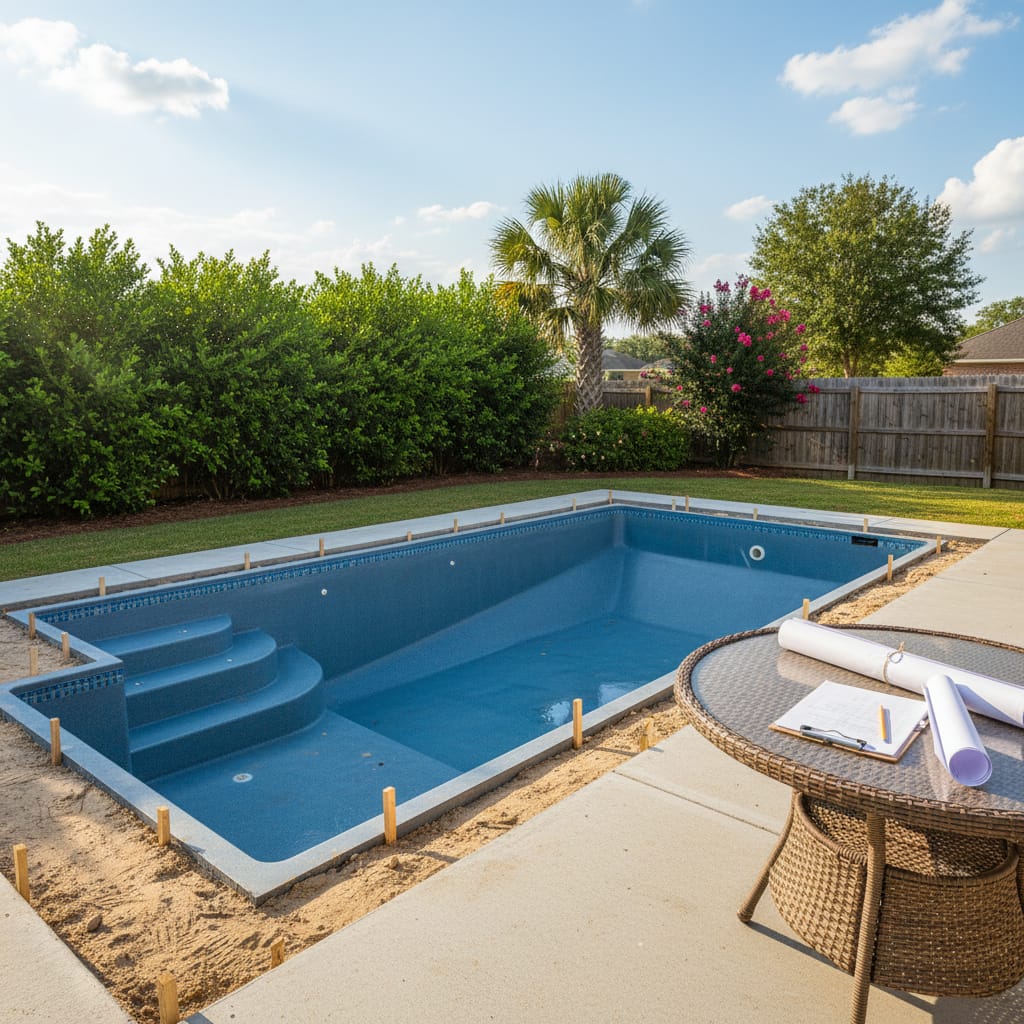Pool Permits for Fiberglass Pool Installation in Mississippi